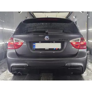 Задній дифузор DPT V-5 (для E90 M-Sport, чорний глянець) фото 1