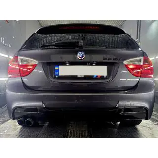 Задній дифузор DPT V-5 (для E90 M-Sport, чорний глянець) фото 4