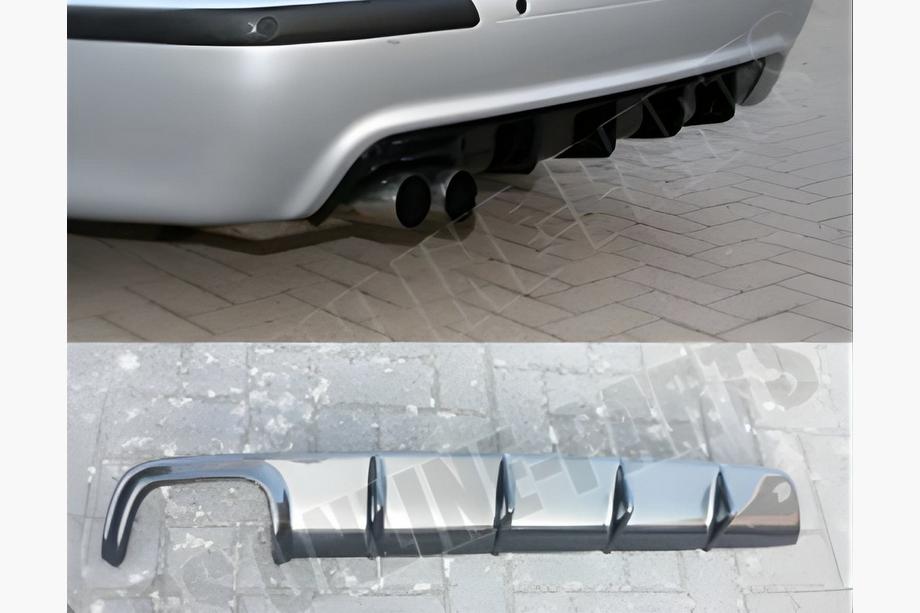 BMW 5 серія E39 1996-2003 рр. Задній дифузор DPT (для M-Technic, чорний глянець)
