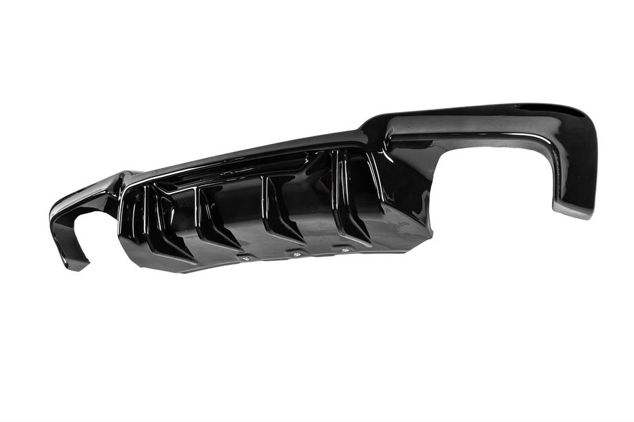 BMW 5 серія F10/F11 2010-2016 рр. Задній дифузор CS-Style DPT (для M5, чорний глянець, вакуумне формування) Фото 10