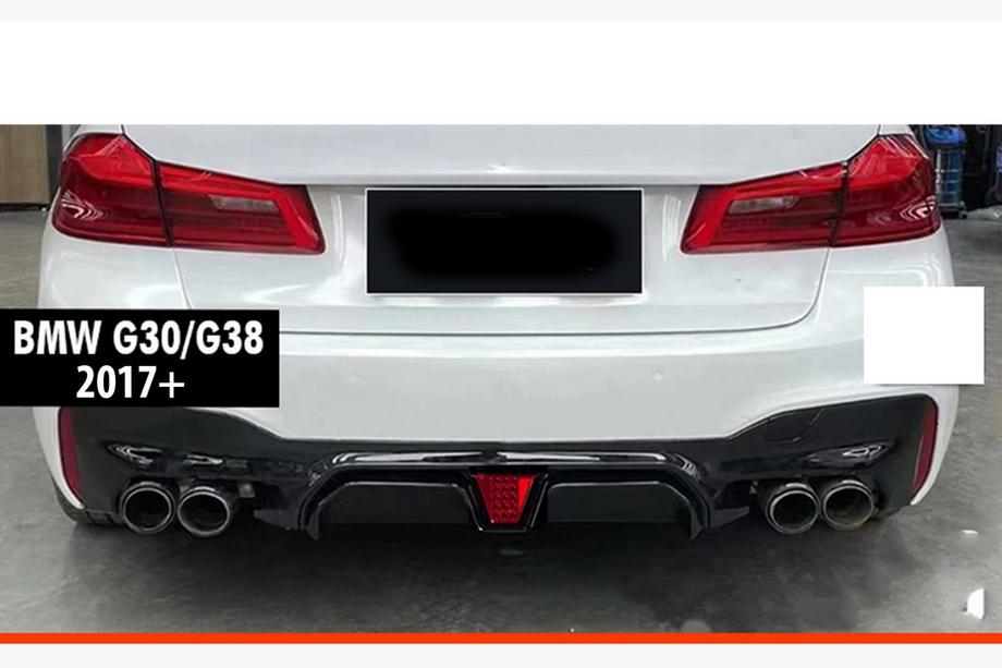 BMW 5 серія G30/G31 2017-2023 рр. Задній дифузор DPT (для M5 2017-2020, чорний глянець) Image