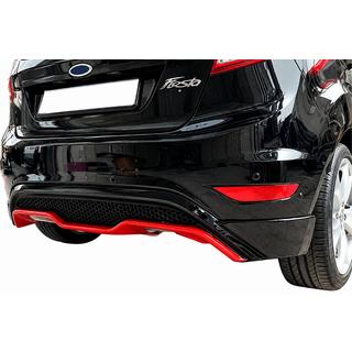 Задній дифузор DPT V-3 (HB, чорний мат) Ford Fiesta 2008-2017 рр. фото 3