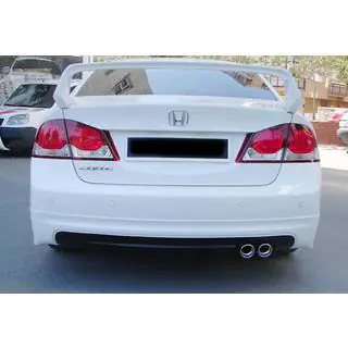 Задній дифузор DPT V-1 (чорний глянець) Honda Civic Sedan VIII 2006-2011 рр. фото 2