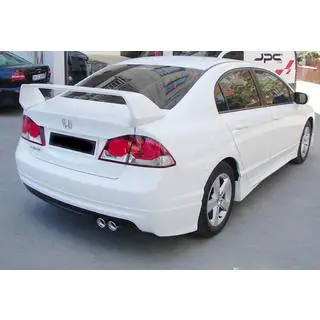 Задній дифузор DPT V-1 (чорний глянець) Honda Civic Sedan VIII 2006-2011 рр. фото 4