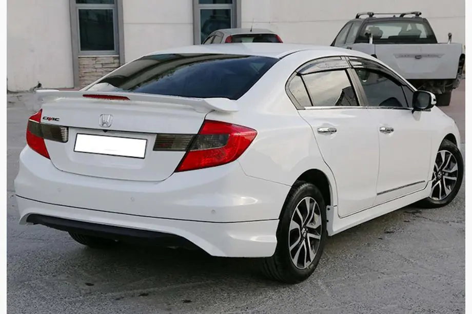 Honda Civic Sedan IX 2011-2016 рр. Задній дифузор DPT (Під фарбування) Фото 2