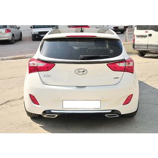 Задній дифузор DPT V-2 (чорний глянець) фото 1