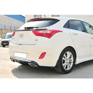 Задній дифузор DPT V-2 (чорний глянець) фото 2