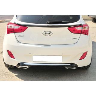 Задній дифузор DPT V-2 (чорний глянець) фото 3