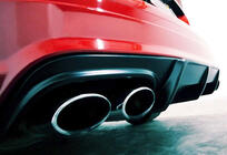 Mercedes C-class W204 2007-2015 рр. Задній дифузор DPT (2007-2011, для AMG SD, чорний глянець) фото 1