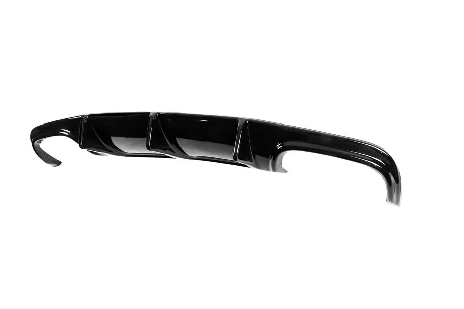 Mercedes C-class W204 2007-2015 рр. Задній дифузор DPT (2007-2011, для AMG SD, чорний глянець) Фото 4