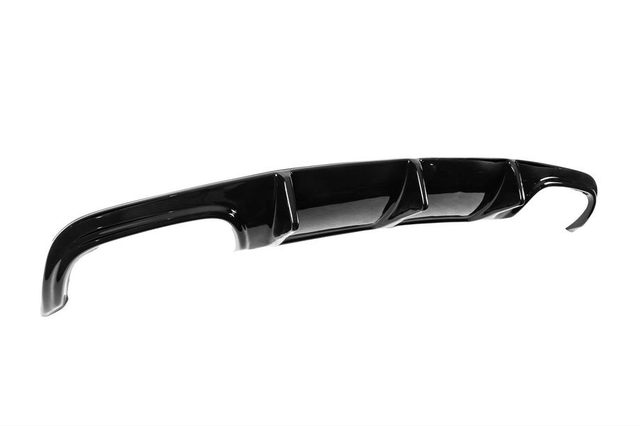 Mercedes C-class W204 2007-2015 рр. Задній дифузор DPT (2007-2011, для AMG SD, чорний глянець) Фото 5