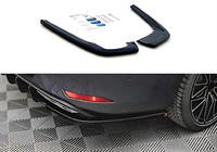 Seat Leon 2020- рр. Задній дифузор DPT V-3 (чорний глянець) фото 1