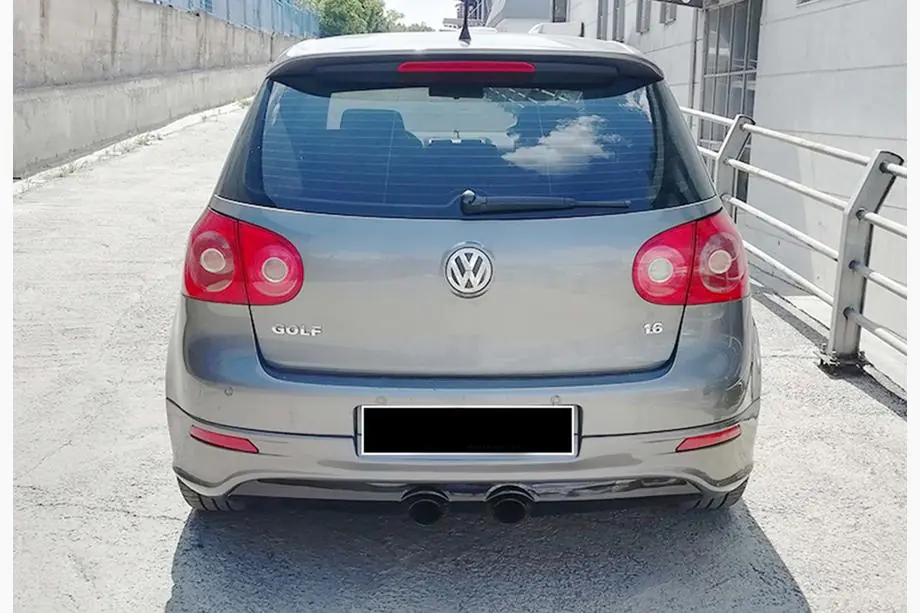 Volkswagen Golf 5 2003-2009 рр. Задній дифузор DPT V-2 (Під фарбування) Фото 2