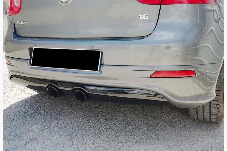 Volkswagen Golf 5 2003-2009 рр. Задній дифузор DPT V-2 (Під фарбування) Image