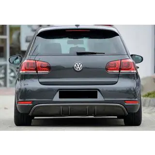 Задній дифузор DPT V-3 (для GTI, чорний глянець) фото 1