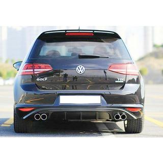 Задній дифузор DPT V-6 (2012-2017, чорний глянець) Volkswagen Golf 7/E-Golf 2012-2020 рр. фото 4
