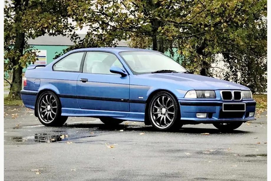 BMW 3 серія E36 1990-2000 рр. Бокові пороги DPT (Під фарбування) Image