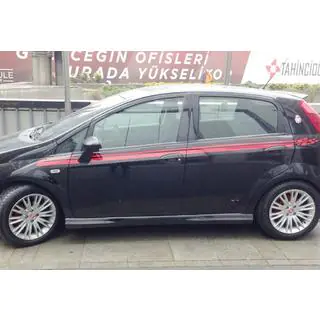 Бокові пороги DPT (2012-2018, Під фарбування) Fiat Punto Grande/EVO 2006-2018 рр. фото 2