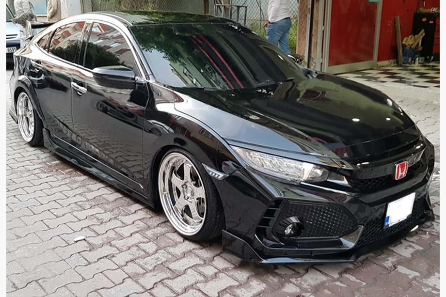 Бокові пороги DPT V-4 (чорний глянець) Image