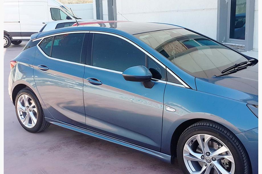 Opel Astra K 2016-2021 рр. Бокові пороги DPT V-3 (Під фарбування) Фото 3