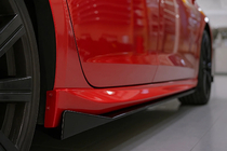 Універсальна накладки на бокові пороги DPT Aero Black (чорний глянець) фото 1