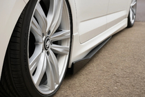 Універсальна накладки на бокові пороги DPT Aero Black (чорний глянець) фото 2