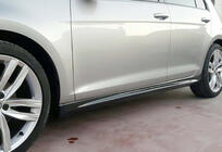 Volkswagen Golf 7/E-Golf 2012-2020 рр. Бокові пороги DPT V-8 (під фарбування) фото 1