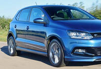 Volkswagen Polo 2010-2017 рр. Бокові пороги DPT V-3 (чорний глянець) фото 2