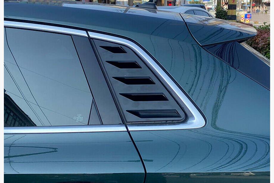 Audi A3 2012-2020 рр. Накладки на задні вікна DPT V-1 (чорний глянець, 2шт) Фото 1