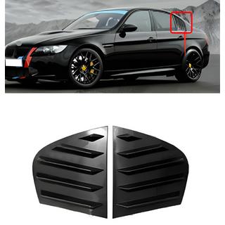 BMW 3 серія E-90/91/92/93 2005-2011 рр. Накладки на задні вікна DPT (чорний глянець, 2шт)