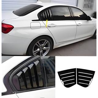 Накладки на задні вікна DPT (чорний глянець, 2шт) BMW 3 серія F30/F31 2012-2019 рр.