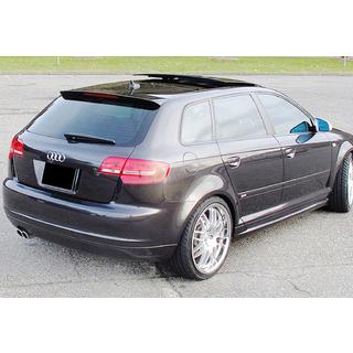 Спойлер DPT V-4 (чорний глянець) Audi A3 2003-2012 рр. фото 4