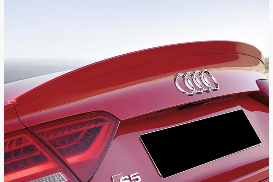 Audi A5 2007-2015 рр. Спойлер DPT V-2 (для Sedan, чорний глянець) Фото 1