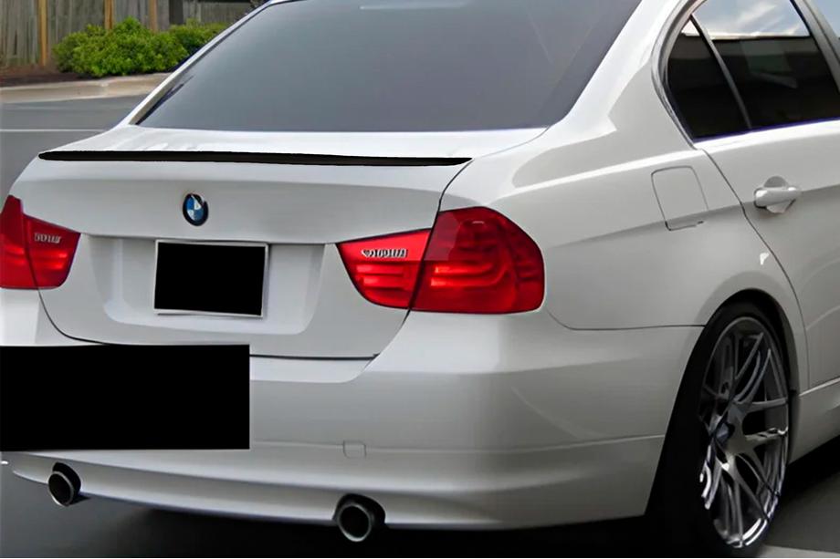 BMW 3 серія E90/E91 2005-2011 рр. Спойлер M3-Style (для E90, чорний глянець) Фото 6