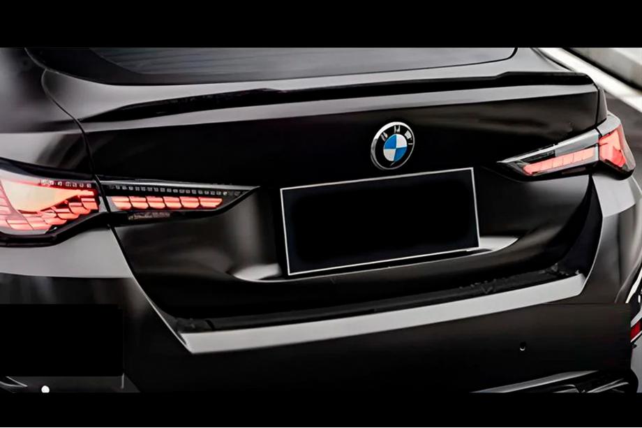 BMW 4 серія G22/23/26 2020- рр. Спойлер M4-Style (для G26, чорний глянець)