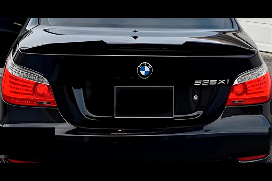 BMW 5 серія E60/E61 2003-2010 рр. Спойлер PSM-Style (чорний глянець) Image