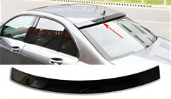 Mercedes C-class W204 2007-2015 рр. Бленда DPT V-1 (чорний глянець) фото 1