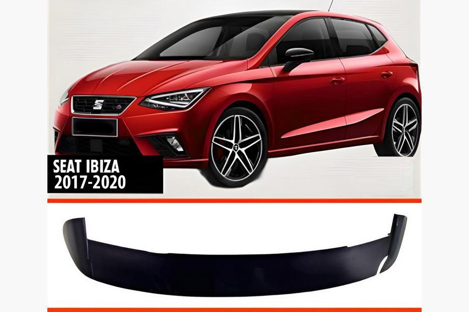 Seat Ibiza 2017- рр. Спойлер DPT (2017-2020, чорний глянець) Фото 1