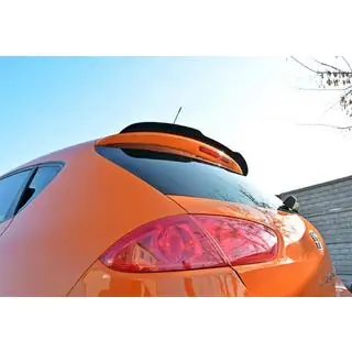 Спойлер DPT V-1 (2009-2012, чорний глянець) Seat Leon 2005-2012 рр. фото 2
