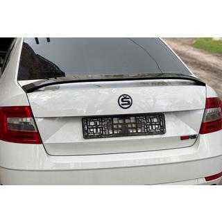 Спойлер DPT V-5 (чорний глянець) Skoda Octavia III A7 2013-2019 рр. фото 2