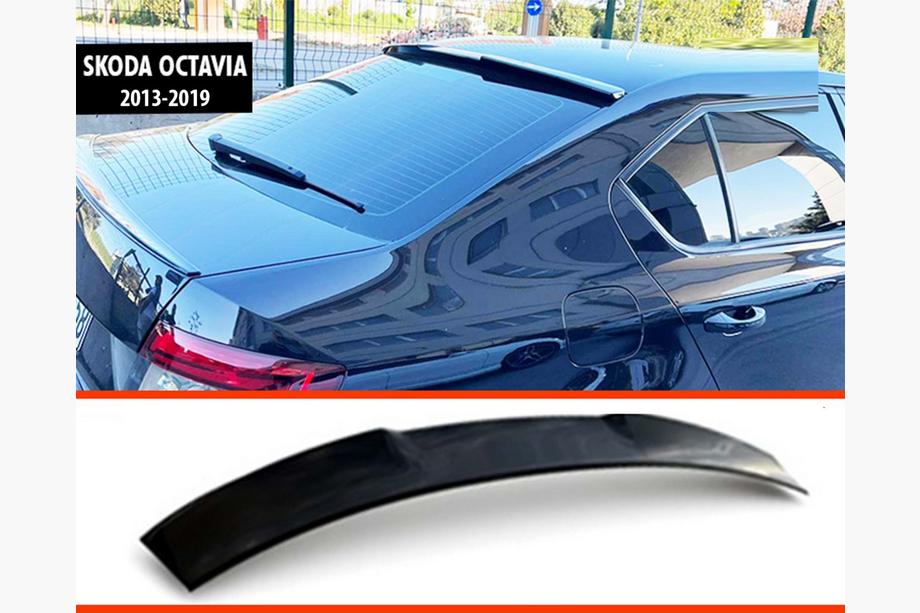 Skoda Octavia III A7 2013-2019 рр. Бленда DPT (чорний глянець) Фото 3