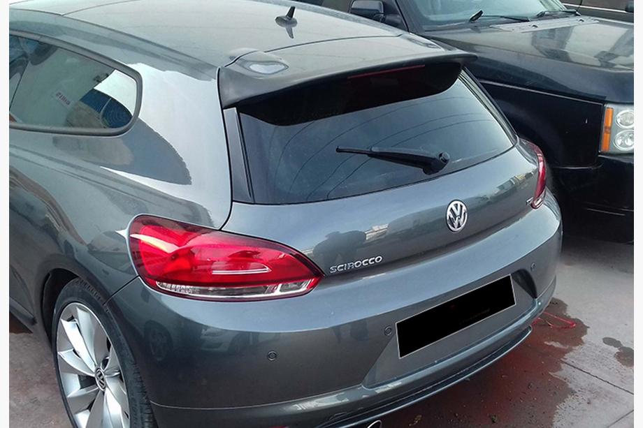 Volkswagen Scirocco 2008-2017 рр. Спойлер DPT V-4 (2008-2013, чорний глянець) Фото 3