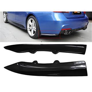 Задні FLAP накладки DPT (чорний глянець) BMW 3 серія F30/F31 2012-2019 рр. фото 1