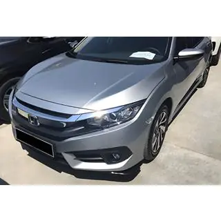 Передні FLAP накладки DPT (чорний глянець) Honda Civic Sedan X 2016-2021 рр.
