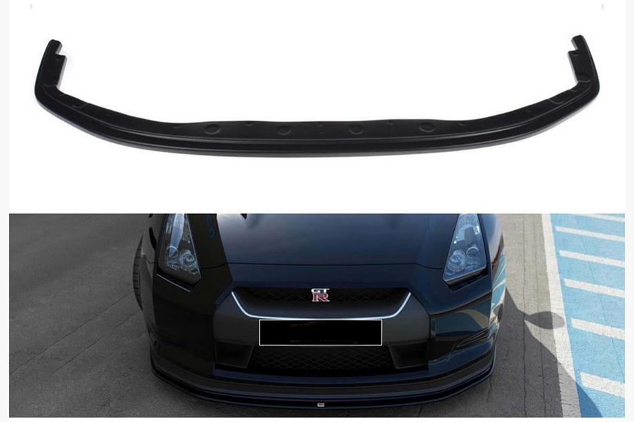 Nissan GT-R 2008-2025 рр. Передня Lip накладка DPT (чорний глянець) Image