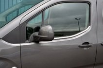 Opel Combo 2019- рр. Окантовка вікон Omsa Line (2 шт, нерж.) фото 5
