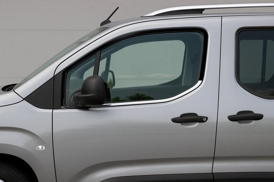 Opel Combo 2019- рр. Окантовка вікон Omsa Line (2 шт, нерж.) Фото 2