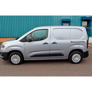 Молдинги здвіжної дверки (2 шт., нерж) Opel Combo 2019- рр. фото 3