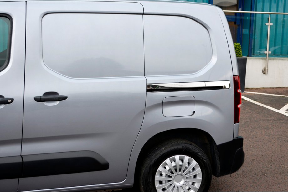 Opel Combo 2019- рр. Молдинги здвіжної дверки (2 шт., нерж) Фото 6