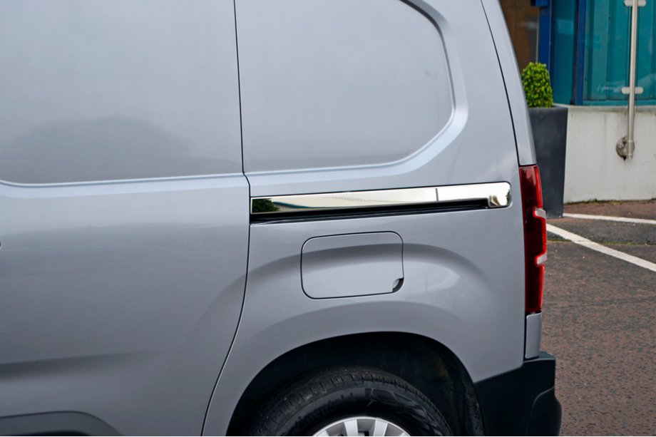 Toyota Proace City 2016- рр. Молдинги здвіжної дверки (2 шт., нерж) Фото 5